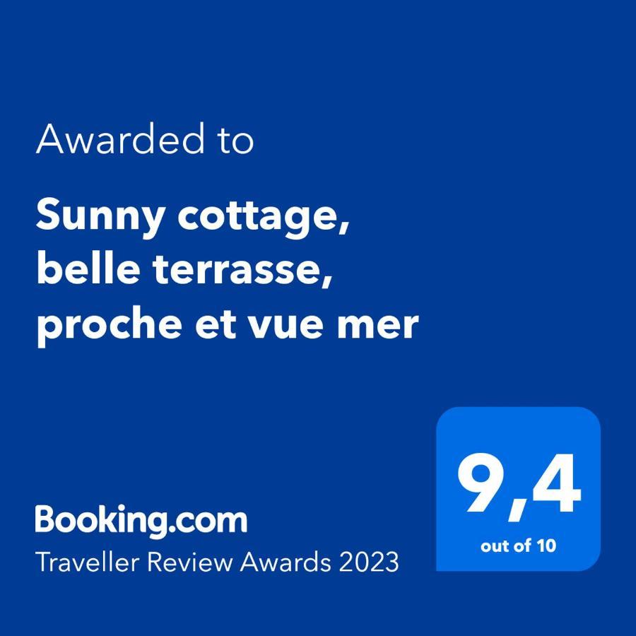 Sunny cottage, belle terrasse, proche et vue mer Sainte-Luce Extérieur photo